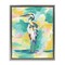 Stupell Industries Blue & Yellow Crane Framed Floater Canvas Wall Art Design by Ethan Harper